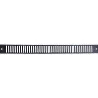 Panel Vent 1RU Black | Optimized Airflow | 19-Inch Rack Mount by RM