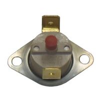 Single Pole Bimetallic Disc Thermostat | 130°C Rating | Silver Finish | 45° Angle by TY60R