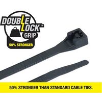 Cabac Nylon 66 Double Lock Cable Tie 280 x 4.3mm UV Black