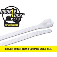 Cabac Nylon 66 Double Lock Cable Tie 203 x 4.3mm Natural