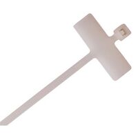 Cabac Nylon 66 ID (Identification) Cable Tie 100 x 2.5mm Natural