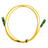 Fibre Patch Lead Singlemode 3 Metre | Yellow LSZH | 2mm Duplex Design by MSS