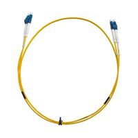 Fibre Patch Lead LC-LC Singlemode | 0.5 Metre | Yellow LSZH | 2mm Duplex by MSS