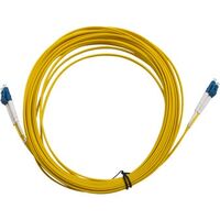 Fibre Patch Lead LC-LC Singlemode | 10 Metre Length | Yellow LSZH | 2mm Duplex by MSS