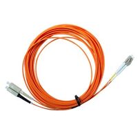 Fibre Patch Lead SC to LC | 10 Metre | OM1 | LSZH 2mm Duplex | Orange by MSS