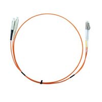 Fibre Patch Lead SC to LC | 2 Metre Length | OM1 | LSZH 2mm Duplex | Orange by MSS
