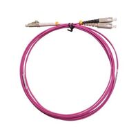 Fibre Patch Lead SC-LC OM3 5 Metre | Pink LSZH | 2mm Duplex by MSS