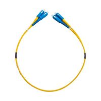 Fibre Patch Lead SC-SC | 0.5 Metre | Yellow LSZH | 3mm Duplex by MSS