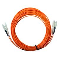 Fibre Patch Lead SC-SC OM1 | 10 Metre Length | Orange LSZH | 3mm Duplex by MSS