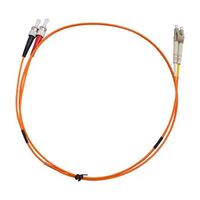MSS Fibre ST - LC OM1 5 Metre Orange LSZH 2mm Duplex Fibre Patch Lead