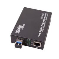 Fiber Ethernet Media Converter | 10/100/1000 Mbps | 1300nm Wavelength | 2km Range by Unspecified Brand