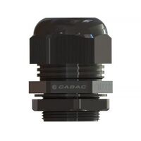 Cabac Standard Nylon 6 Black Gland M16 Cable OD 5-10mm
