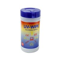 Isopropyl Wipes Tub of 100 | 70% Alcohol | Antibacterial & Convenient | Portable by BrandName
