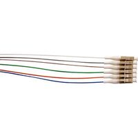 Fibre Pigtails OM4 50um 6-Fibre LC | 900um | High Performance | 6 Pack by MSS