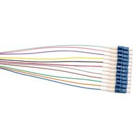 MSS Fibre SM 9um 12-Fibre LC 900um Pigtails - 12 Pack