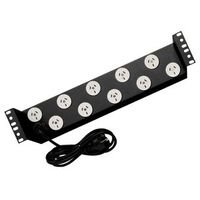 Power Rail Horizontal 10 Way 10AMP | Ideal for Home & Office | Durable Design by Matchmaster