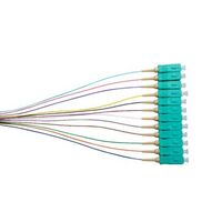 Fibre Pigtails OM3 50um 12-Fibre SC | 900um | High Performance | 12 Pack by MSS