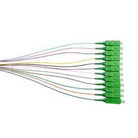 MSS Fibre SM 9um 12-Fibre SCA 900um Pigtails - 12 Pack