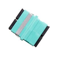 SC Multimode Aqua Duplex Thru-Adaptor