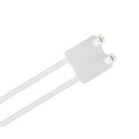 Cable Tie Ty-Rap Identification (ID) Double Tab 184 x 4.8mm Natural