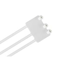 Cable Tie Ty-Rap Identification (ID) Triple Tab 184 x 4.8mm Natural