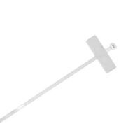 Cable Tie Ty-Rap Identification (ID) Tab (On-Bundle Label) 92 x 2.4mm Natural