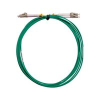 Fibre Patch Lead LC-LC OM4 2 Metre | Green LSZH | 2mm Duplex by MSS