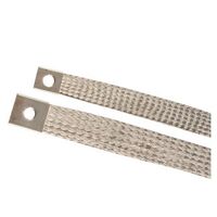 300A Copper Braid 400mm Long Two 12mm Studs