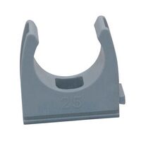 Conduit U Clip 25mm Grey