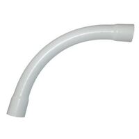Fitting Sweep Bend 90 Degree Communications 20mm White