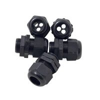 NYLON GLAND 9-18 WITH SOLAR INSERT 3x7MM