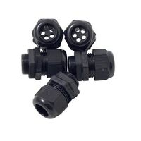 NYLON GLAND 9-18 WITH SOLAR INSERT 5x5MM