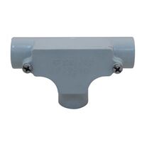 Fitting Inspection Tee PVC 20mm Grey