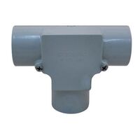 Fitting Inspection Tee PVC 40mm Grey