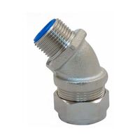 FITTING CLT/CETX 45DEG STRAIGHT FIXED EXTERNAL THREAD STAINLESS STEEL M25