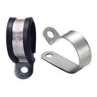 GAL STEEL P CLIP WITH PVC INSERT M16