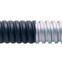 CONDUIT SP EXTRA FLEX GALVANISED STEEL PVC NC32X10M BLACK