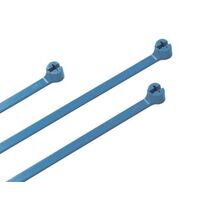 Ty-Rap Metal Detectable Polypropylene Cable Tie 186mm x 4.6mm Blue