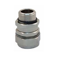 PLIABLE STRAIGHT BRASS CONNECTOR 32MM