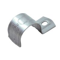 Saddle Half Hot Dip Galvanised Steel 6.5mm Holes 25mm