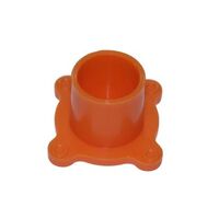Mini Locating Flange PVC 25mm Orange