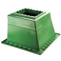 PILLAR BASE WITH INSERTS GREEN
