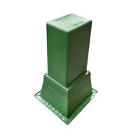 TALL PILLAR LID BASE VENT GREEN DBOLT