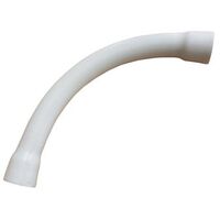 Sweep Bend 90 Degree Fitting 25mm Grey