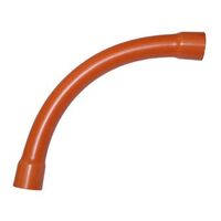 Sweep Bend 90 Degree Fitting 25mm Orange