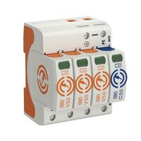 SURGE DEV V50 TYPE 1+2 3P+N 50kA