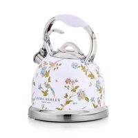 Stove Top Kettle 2.5L | Food Grade Stainless Steel | Fast Cooling Handle & Whistling Sound | Elveden White by GAF