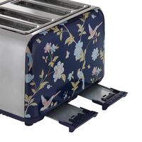 4 Slice Toaster Elveden Navy | 7 Variable Toast Settings | Self-Centring Mechanism | Wide Rack by GAF