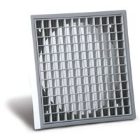 Egg Crate Grille Plastic | 150 mm Duct Size | Durable Construction & Efficient Air Flow | Commercial Ventilation by Allvent