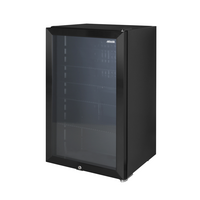 Beverage Cooler 98L Capacity | Internal Fan & Adjustable Racks | Black by GAF